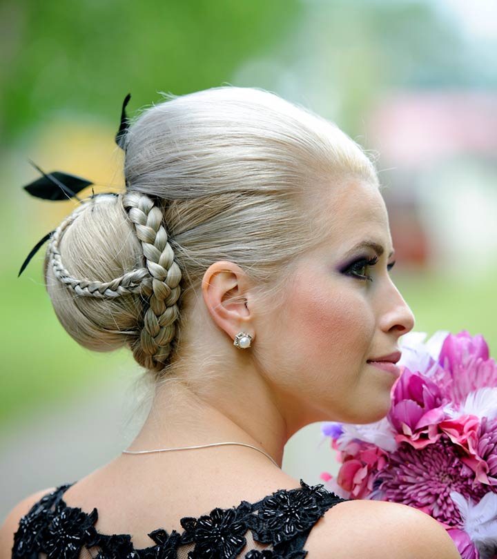 Simple 2 Minute Haistyle: Braid And Bun