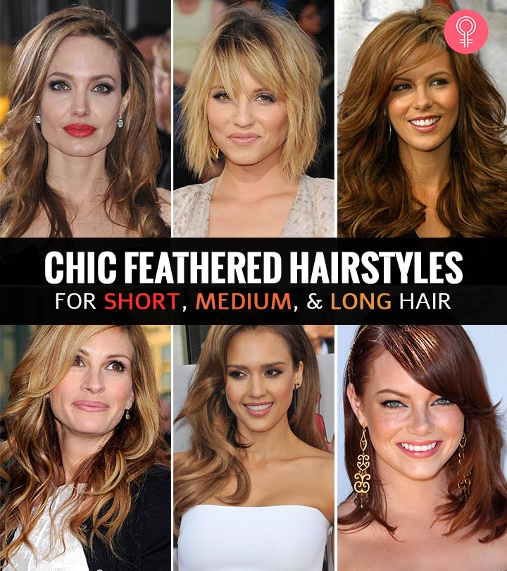 40 Chic Feathered Hairstyles For Short, Medium, And Long Hair