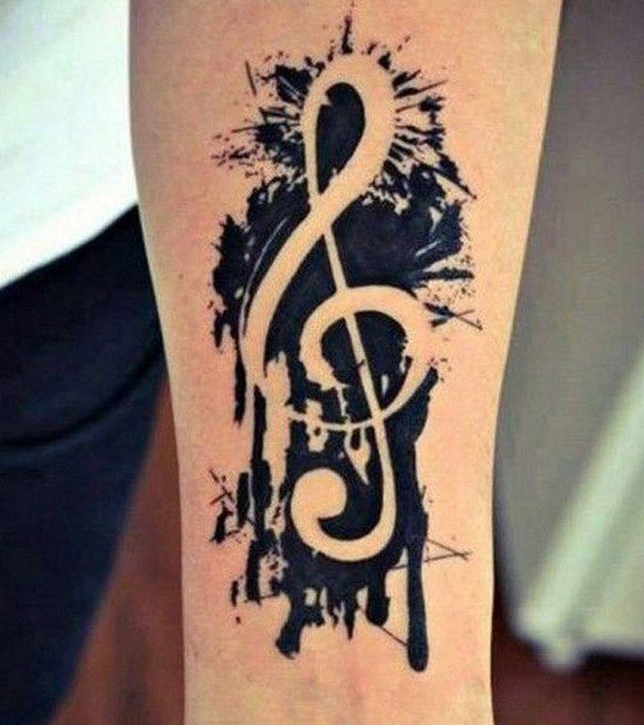 15 Excellent Musical Tattoo Designs